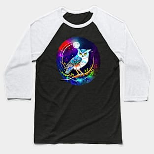 Celestial Guardian Owl Baseball T-Shirt